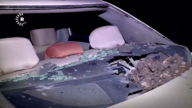 阿比尔居民上传网路的影片画面显示，有多处地区发生大爆炸；还有人说，爆炸威力撼动他们的住家。(图／路透社)