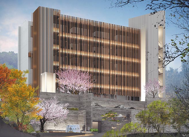 「神隐村」外观透视示意图。（业者提供）