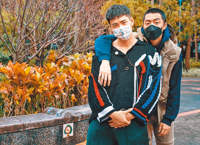 禾浩辰（左）和蔡凡熙合作默契佳，戏外也是好交情。（罗永铭摄）