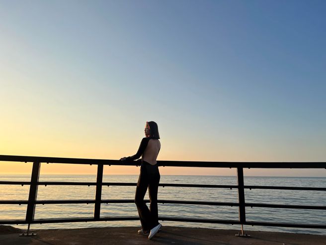 赖慧如的零赘肉身材相当吸睛。（图／取材自赖慧如 Huiru Lai脸书）