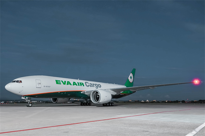 长荣航空第六架777F货机。（资料照）
