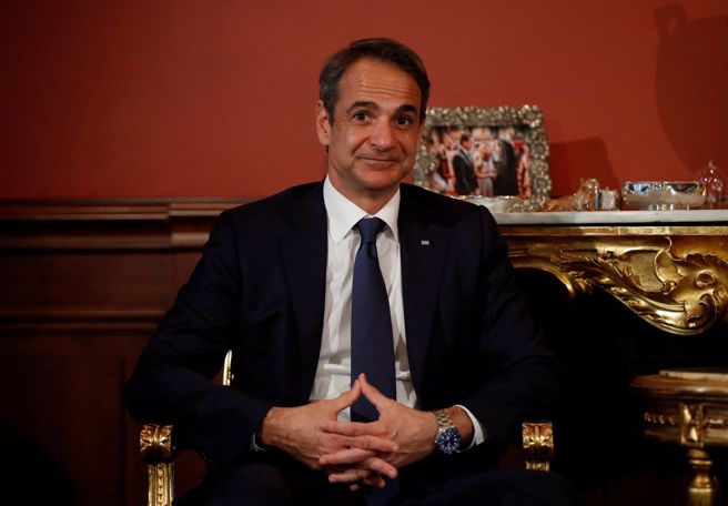 希腊总理米佐塔基斯（Kyriakos Mitsotakis）。(图/路透社) 