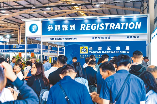 第21屆台灣五金展開放報名；圖為去年參觀買家進場盛況。圖／業者提供