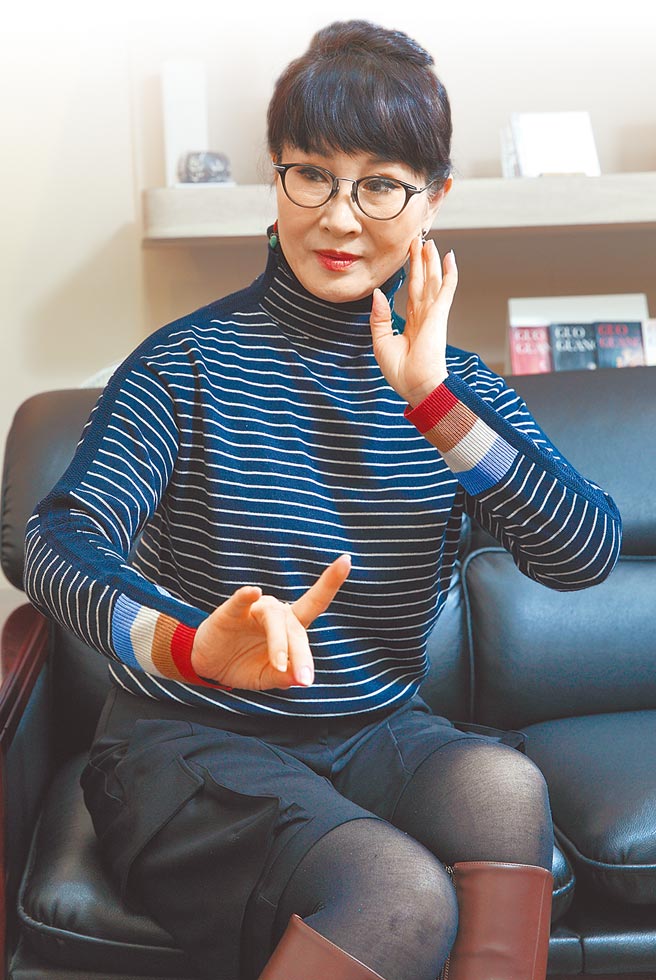 知名京剧艺术家魏海敏。（张铠乙摄）