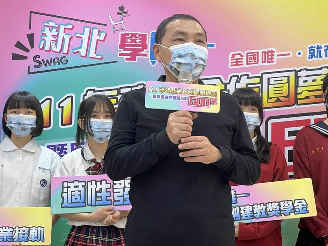 侯友宜今出席建教合作活動。（王揚傑攝）