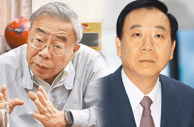 左为工总理事长王文渊、右为工总秘书长蔡练生。（合成图／本报资料照片）