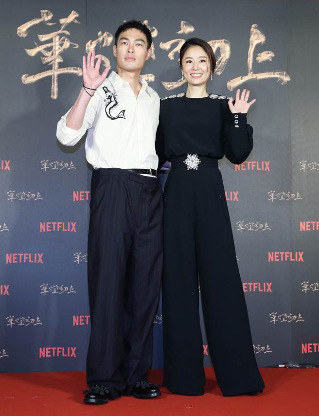 林心如、杨佑寧四度合作默契好。（陈俊吉摄）