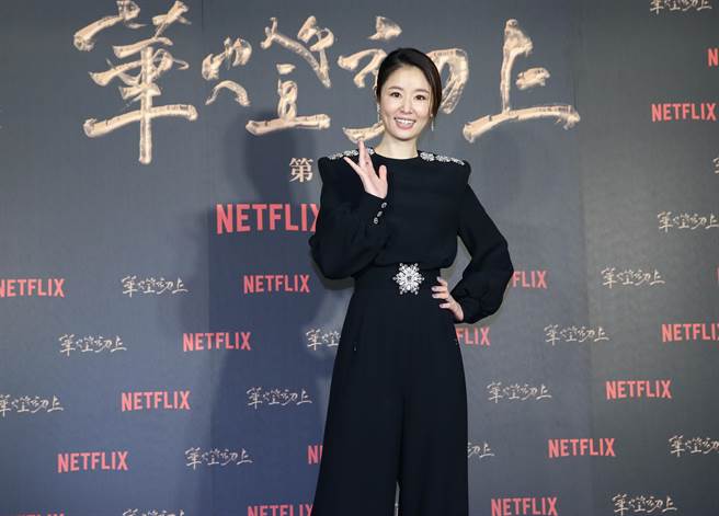 《华灯初上》总制作人暨女主角林心如为第三部造势。（陈俊吉摄）