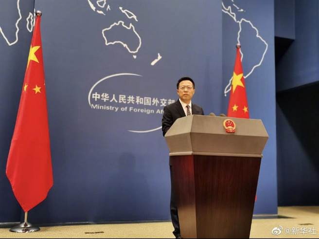 大陆外交部发言人赵立坚。取自新华社