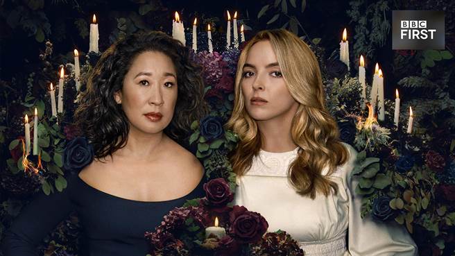 吴珊卓（左）和茱蒂康默继续在《追杀夏娃》第四季中相爱相杀。（myVideo提供）