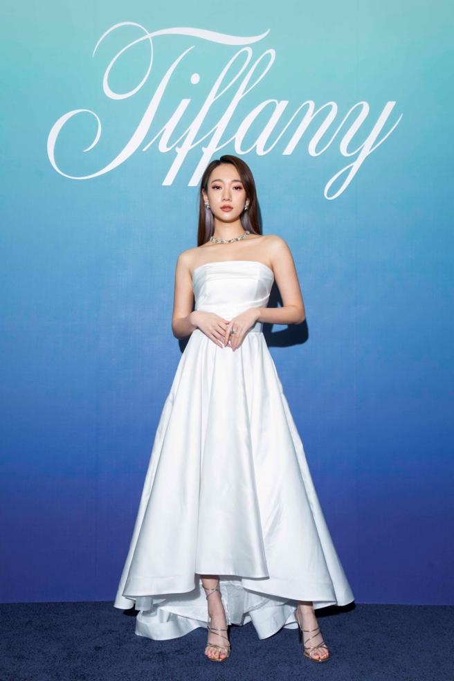 吴卓源最爱Tiffany的彩宝钻石项炼，浪漫指数破表。（Tiffany & Co.提供）