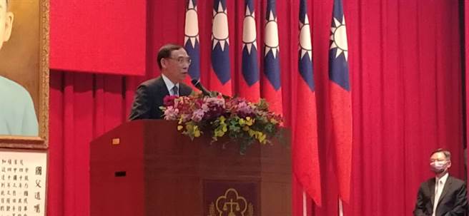 法務部長蔡清祥致詞（陳志賢攝）
