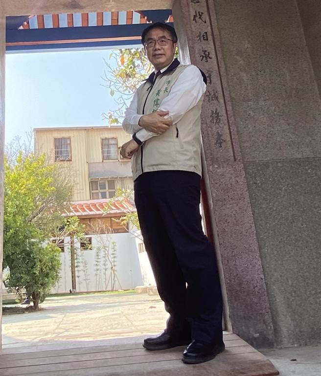 台南市长黄伟哲。(曹婷婷摄)