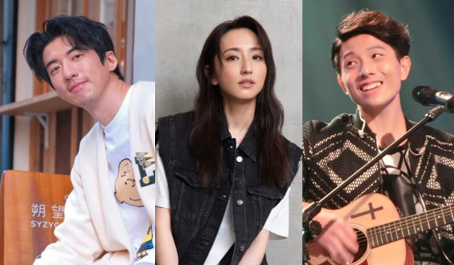 傅孟柏(左起)、柯佳嬿、谢博安合演的爱情电影《你的情歌》在韩上映。（图／取自三人脸书）