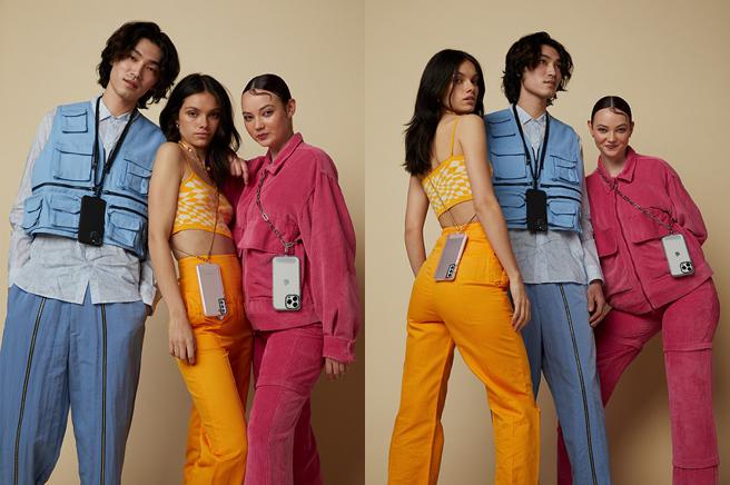 CASETiFY的织绳手机背带套组共有16种不同顏色设计的背带，特别选用亲肤的100%回收编织物料制成，不仅防水抗汗，还能避免皮肤过敏，配备滑动式耐用登山扣，能让手机沿着背带滑动，更方便拿取，双绳式的背带设计最长可达150公分。（CASETiFY提供）