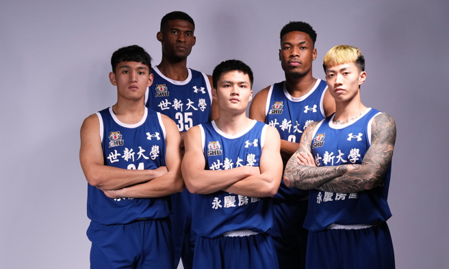 110學年UBA決賽男一級4強世新大學。（大專體總提供）