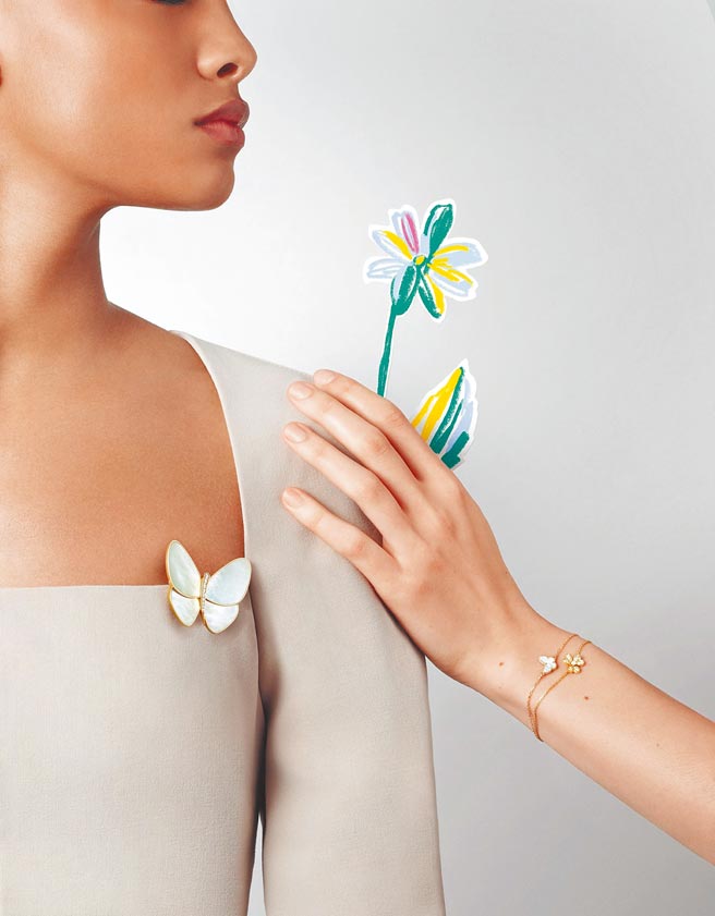 梵克雅宝珠宝结合艺术，更添品味。（Van Cleef & Arpels提供）