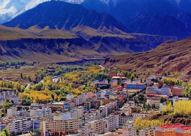 甘肅省張掖市肅南縣17日上午發生5.1地震。（圖／翻攝自東網）