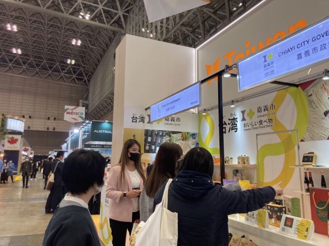 嘉义当地品牌参展。(图/嘉义市政府提供)