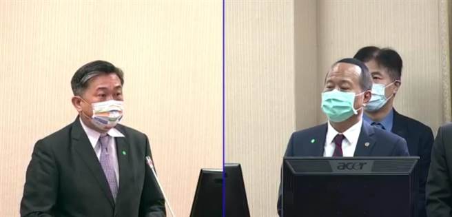 立委王定宇连爆中科院3弊情，国防部副部长柏鸿辉说，有1人已调职。 摘自立院直播