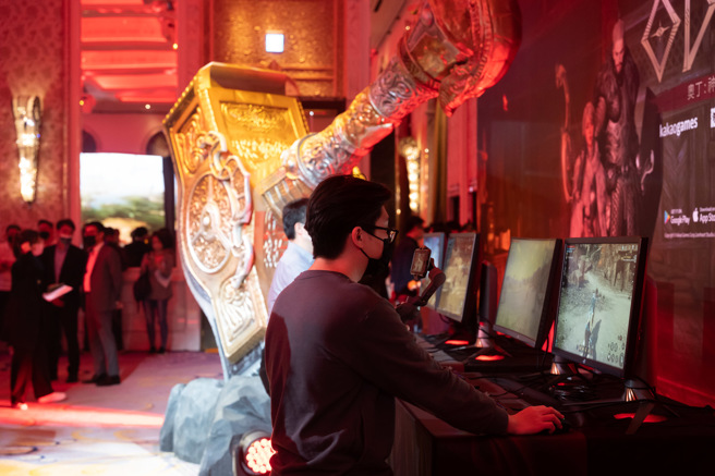 《奥丁：神叛》上市活动记者会试玩区。(图/业者提供)