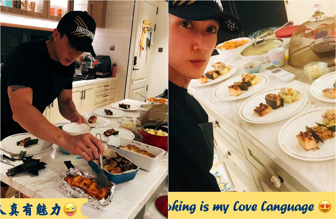 吴尊带着一家人从大陆回到汶莱，开启豪宅隔离生活。(取材自吴尊微博)

