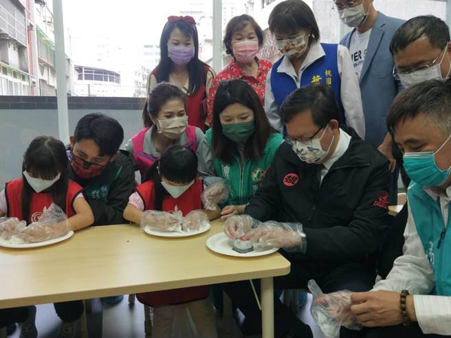 桃园内坜社福馆17日开幕。(吕筱蝉摄)