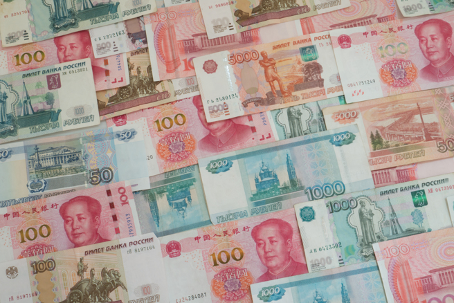 俄罗斯与中国大陆努力加强金融合作。（示意图/达志影像/shutterstock）