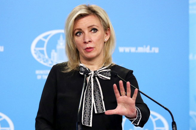 俄罗斯外交部发言人沙卡洛娃（Maria Zakharova）17日正式宣布俄罗斯退出欧洲理事会，强调从此不再受法律约束。（图／美联社、俄罗斯外交部提供）