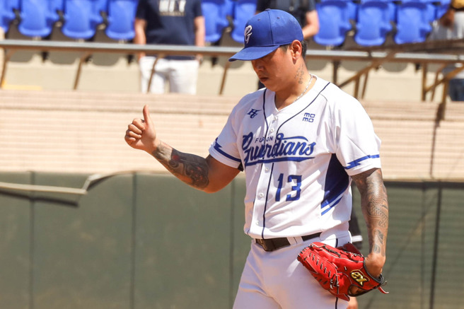 富邦悍将投手陈鸿文。（资料照，富邦悍将提供）