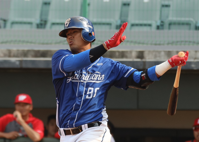 富邦悍将高国麟新球季加薪13万元。（富邦悍将提供）