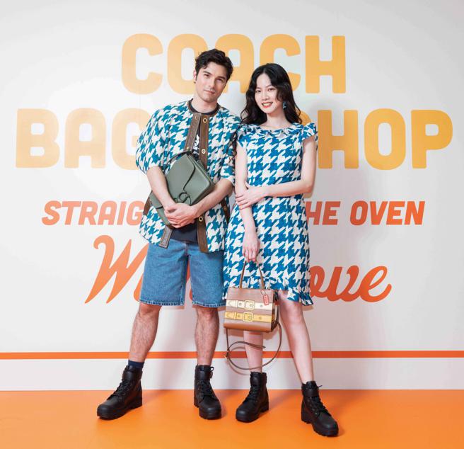 凤小岳、曾之乔出席Coach活动遇《华灯》上线  曾：今天我不太好相处。(Coach提供)