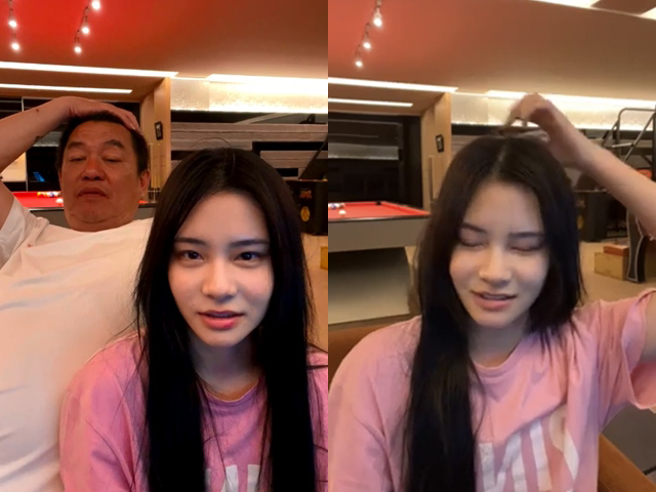 日前廖老大在臉書直播上義賣毛巾，女兒也現身幫忙叫賣，女兒白皙皮膚與氣質仙氣曝光讓網友暴動，留言紛紛喊「岳父好」、「太美了吧」。