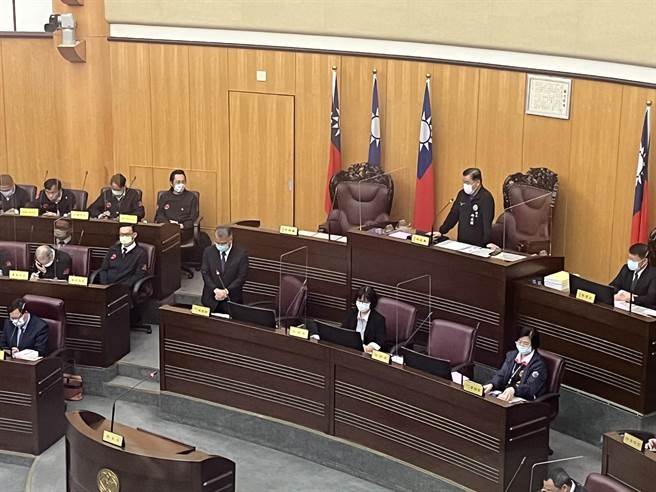 桃园市议会一读通过囤房税修正草案。（陈梦茹摄）
