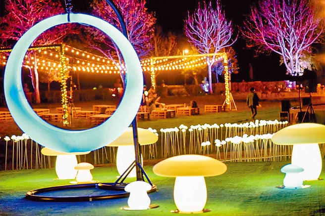 桃园慈湖水岸光影季18日晚间开幕。（桃市观旅局提供／吕筱蝉桃园传真）