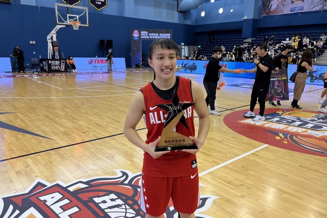 北一女中宋瑞蓁获选今年HBL女生组表演赛MVP。(黄及人摄)