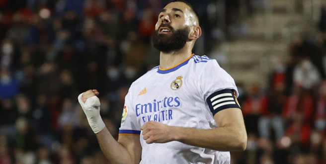 皇家马德里球星本泽马(路透社资料照)