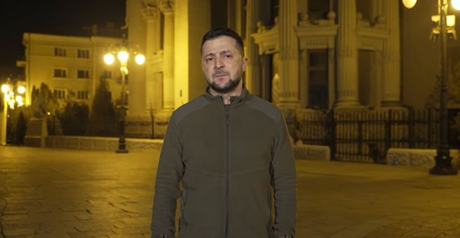 乌克兰总统泽伦斯基（Volodymyr Zelenskiy）。(图/截自泽伦斯基FaceBook)