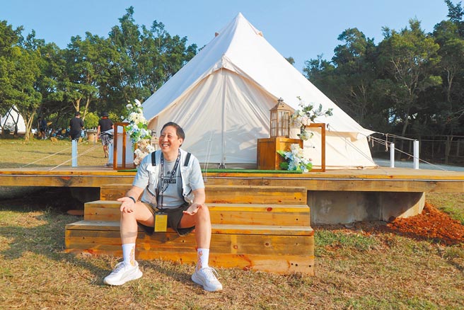 春浪音樂節創辦人沈光遠：「現在台灣音樂節的新世代觀眾不需要大牌，需要的是氛圍好不好玩！」（林欣儀攝）