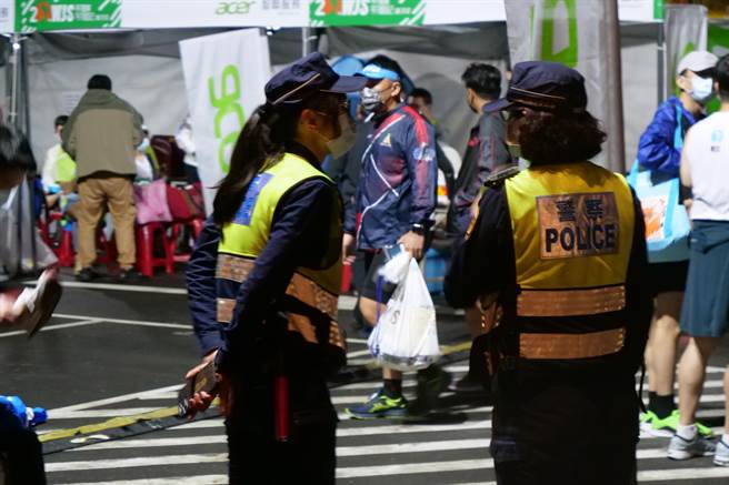 新北警动员615名警民力，确保赛事顺利进行。（警方提供）