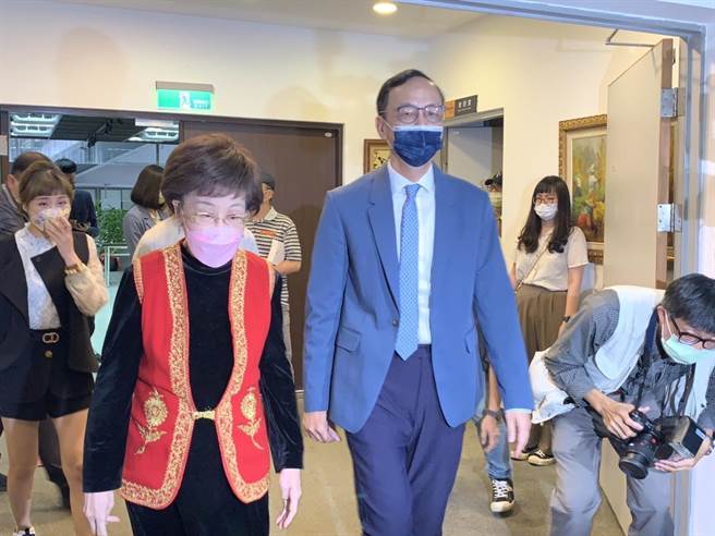 國民黨青年部今邀請前副總統呂秀蓮演講。（張薷攝）