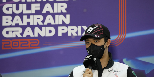 大陆史上首位F1车手周冠宇(美联社资料照)