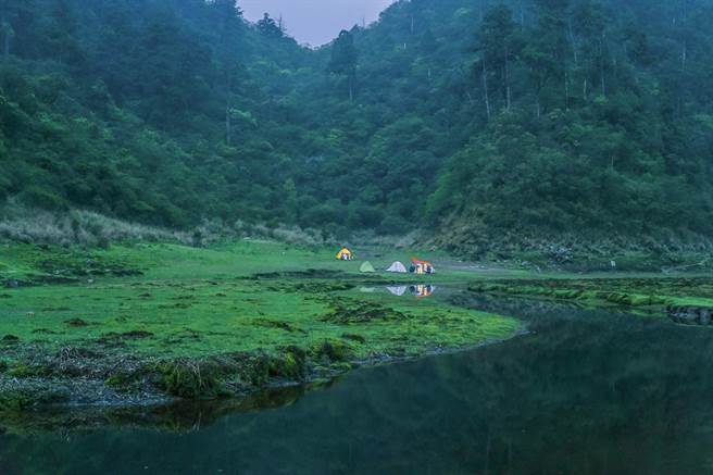 奥丁丁体验热销TOP2宜兰松萝湖 。（奥丁丁体验提供）