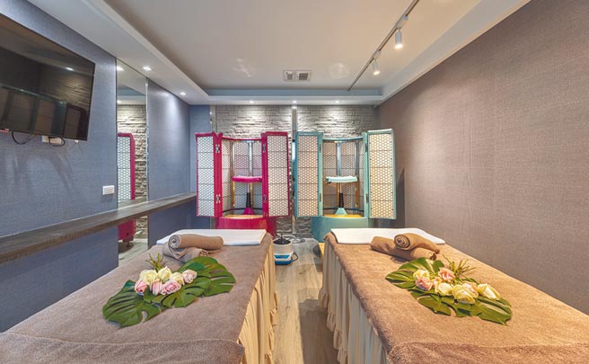 尚禾亚康养国际集团最新的「循气蒸」能在其直营店中体验，感受大自然保健方法，以排出大量的体内深层汗液，同时调理循环与养生。（尚禾亚提供）