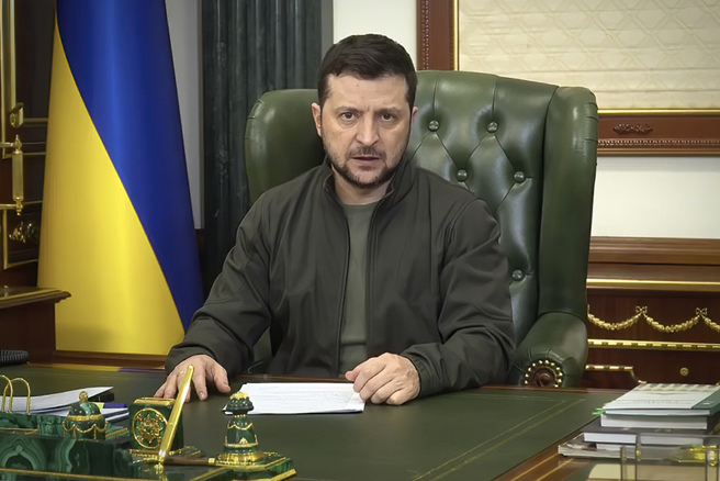 乌克兰总统泽伦斯基（Volodymyr Zelensky）。(图/美联社)