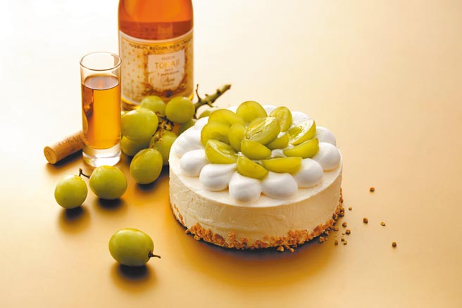 白葡萄貴腐酒生乳酪追求清爽不膩的微甜口感，780元。（夢卡朵提供）飲酒過量有害健康