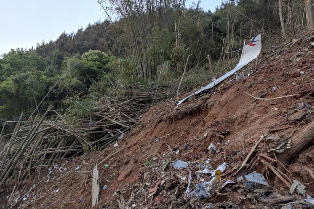 大陆东方航空一架波音737客机、MU5735航班21日下午从昆明飞广州途中，于广西梧州坠毁。（美联社）(photo:ChinaTimes)