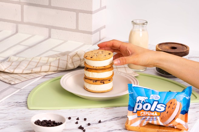 哈根達斯、POLS保羅熊、酷聖石推出全新冰品，圖中為保羅熊曲奇餅香草冰淇淋。（圖／品牌提供）