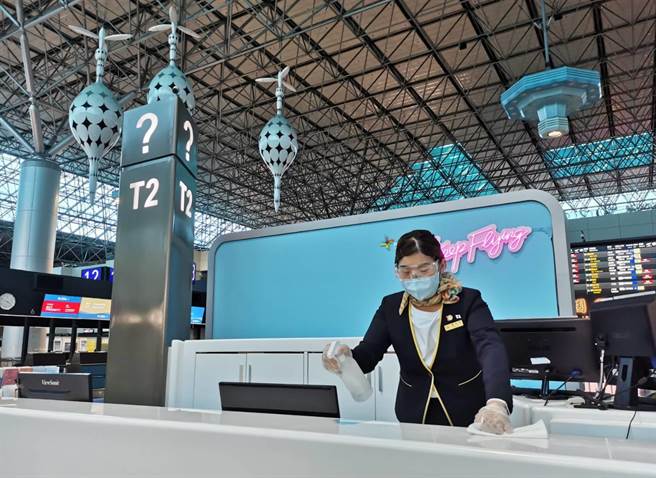 桃園國際機場連續2年獲得國際機場協會（ACI）的「機場健康認證」認證。（桃機公司提供／陳祐誠傳真）