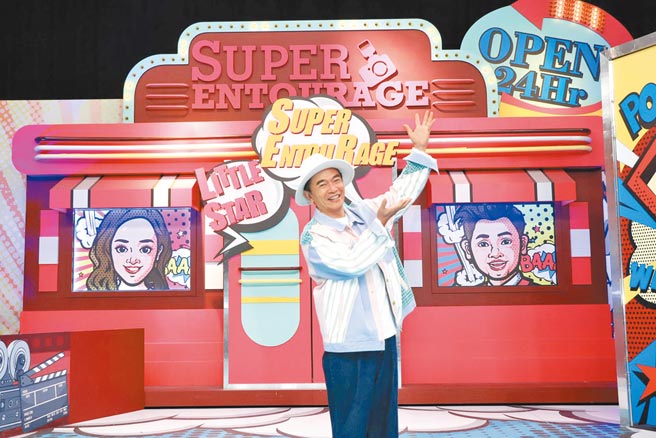 吴宗宪昨开棚录影，妙语如珠。（中天综合台提供）